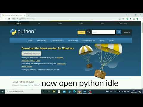 How to download and install python idle...........