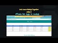 Todolist App in nodejs, working on UI(Part 1)| Video 3