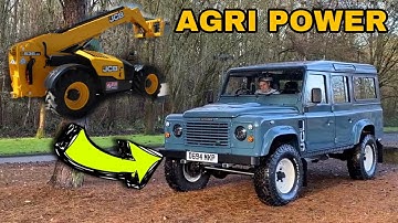 British LAND ROVER Defender with JCB 4.4 Industrial Agri Engine Conversion Dieselpumpuk