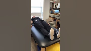 Supine Hamstring Isometric with Straight Knees