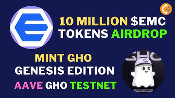 Ethermail: 10 Million $EMC tokens Airdrop | MINT GHO Genesis Edition | Aave GHO Ethereum Testnet