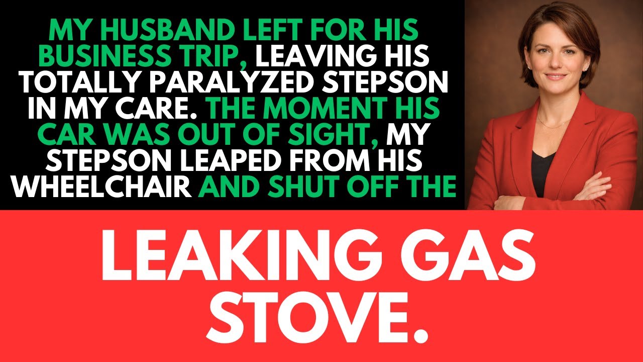 My Husband Left, His “Paralyzed” Son Immediately Jumped Up To Stop A Gas Leak — And Told Me…