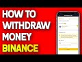 How To Withdraw From Binance App (to Bank Account)