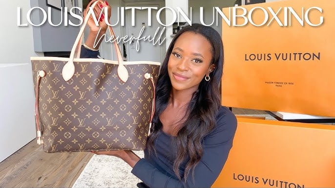 Unboxing: Louis Vuitton: Neverfull MM Damier Ebene: Rose Ballerine 