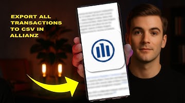 How To Export All Transactions To CSV In Allianz 2025 (SECURITY GUIDE)