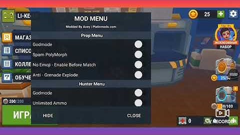 Hide online - MOD MENU APK:God mode no emoji ultimed ammo free collection items/AND MORE\