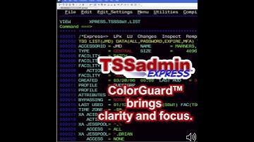Spot What Matters in TSS Output—Fast | TSSadmin Express™ with ColorGuard™ #ciso #broadcom #TSSz/OS