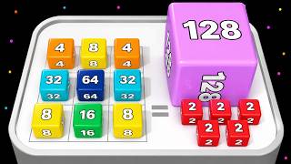 MERGE BATTLE CUBE 2048 🧊⚔️ Epic Merge War Strategy Gameplay | Android & iOS New Update 2026 screenshot 2