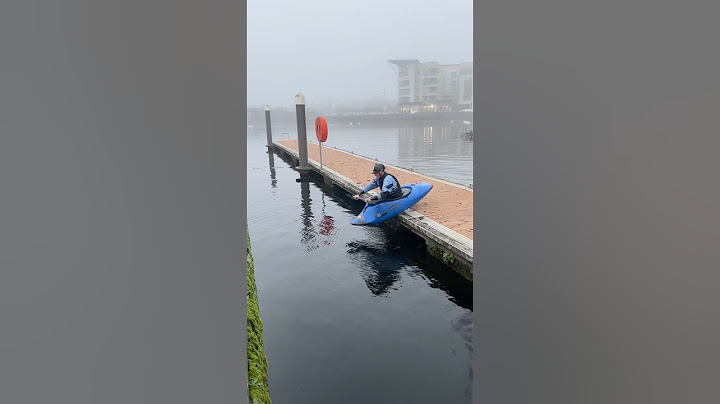 Didn’t see the wall #kayak