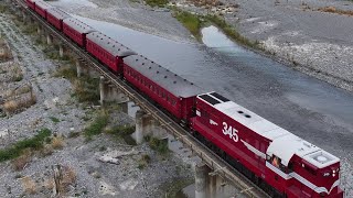 Heritage Diesel train - Amberley to Kaikoura - Pacing and Drone by geoffmackley 1,112 views 2 weeks ago 12 minutes, 4 seconds