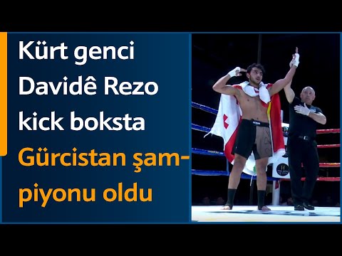 Kürt genci Davidê Rezo kick boksta Gürcistan şampiyonu oldu: Milletimi onurlandıryorum