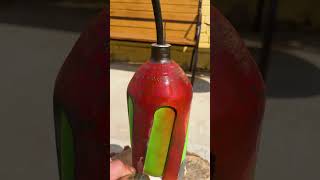 Upcycling an Old Gas Cylinder into a Modern DIY Lamp