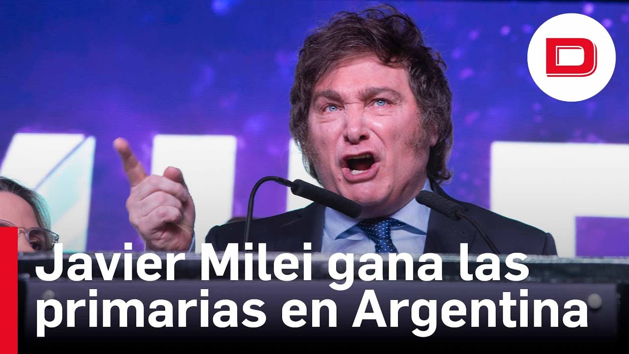 El libertario Javier Milei gana las primarias en Argentina y pone en ...