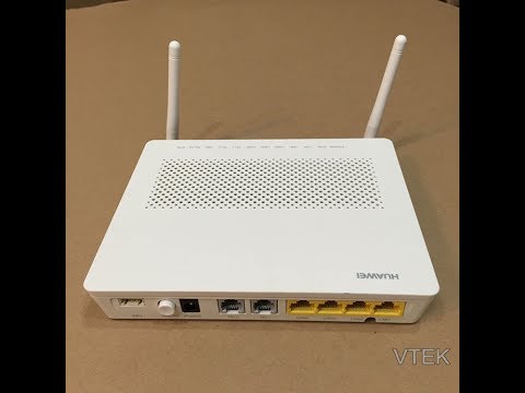 Пошаговая настройка модема  HUAWEI ECHOLIFE GPON HG 8245H