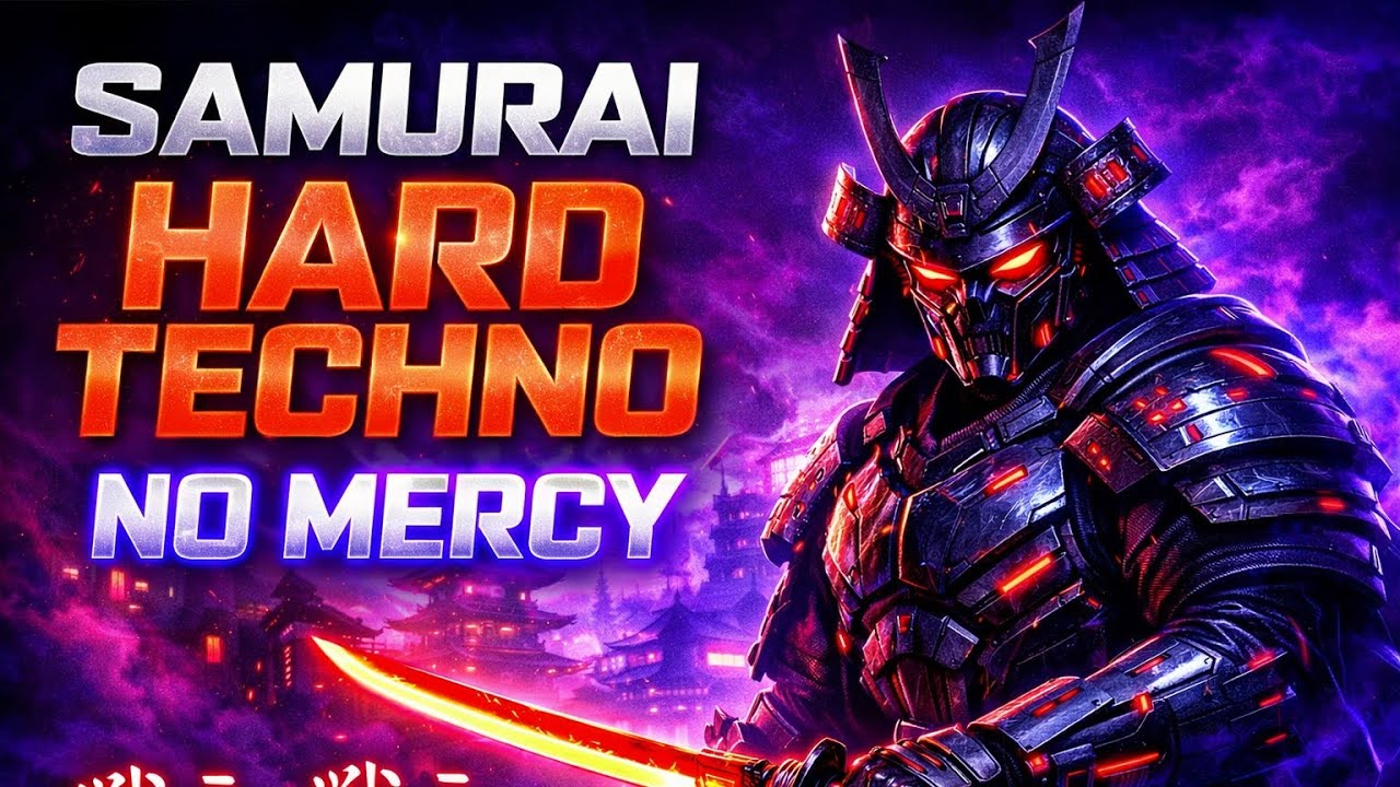 HARD TECHNO SAMURAI 165 BPM 🔥 | NO MERCY – Neon Katana Drop 2026
