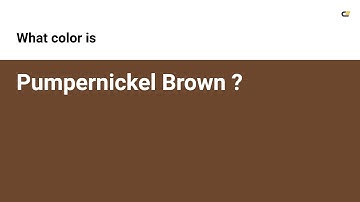 Pumpernickel Brown color #6c462d hex color - Orange color - Cool color 6c462d