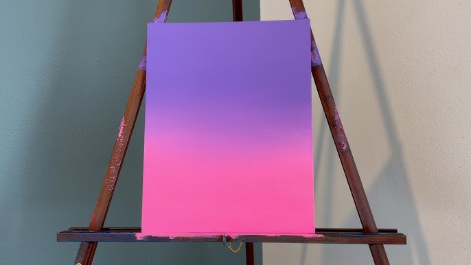 How to Blend Acrylic Paint on Canvas for Beginners 