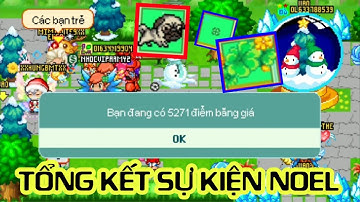 Nâng cấp cỏ may mắn lên Hoa Vàng, Tổng kết điểm sk Noel (Avatar 2D Teamobi)
