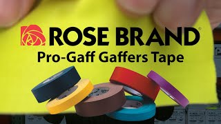 Progaff Gaffers Tape  Rose Brand