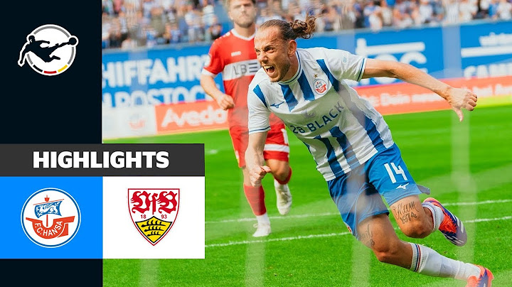 Hansa Rostock gegen VfB Stuttgart II 1:1 Höhepunkte Tor | 3. Liga 2024/25
