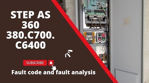 #fault #controller STEP CONTROLLER FAULT CODE AND FAULT ANALYSIS As360 As380 C7000 C6400