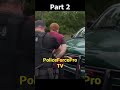 Police officer arrest a man