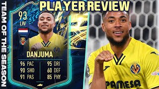 INSANE BALLER! 🔥 93 TOTS DANJUMA PLAYER REVIEW! FIFA 22 ULTIMATE TEAM