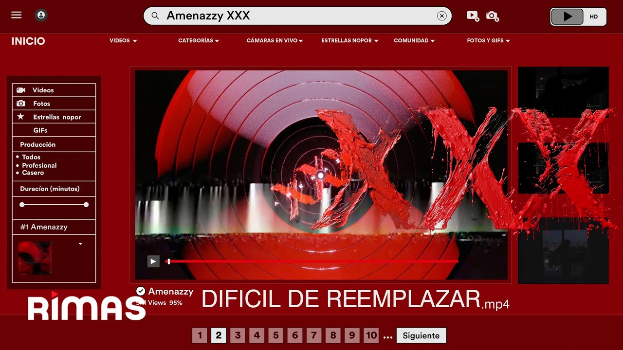 Www Xxx15 - Amenazzy - DifÃ­cil De Reemplazar (Visualizer) | XXX - YouTube