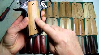 LaZouche Custom airsoft how to make wood grips Pt 4