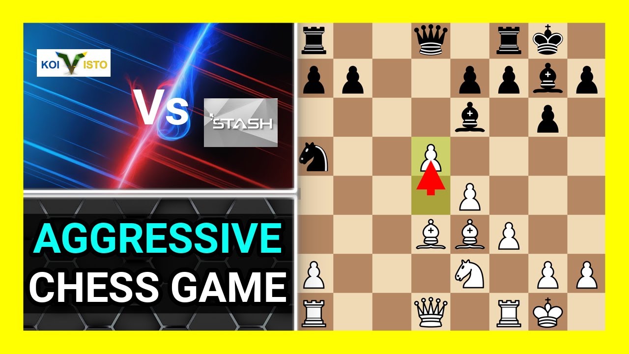 Aggressive Chess Engine Game, Koivisto 9.0 vs Stash 34.0, Watch and ...