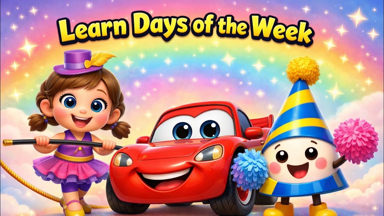 Days of the Week Song 🎵 | Learn Weekdays for Toddlers & Preschoolers | Nursery Rhyme for kids 