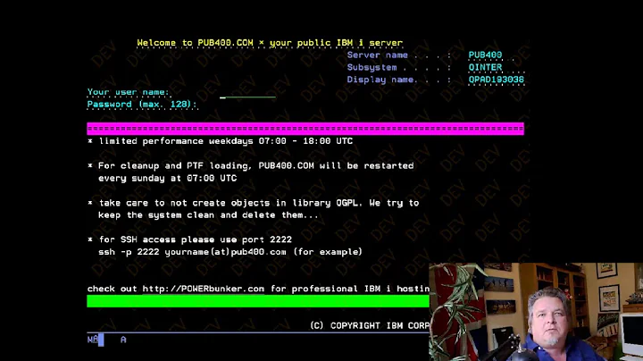 Using the IBM i ACS (Access Client Solution) Screen Emulator