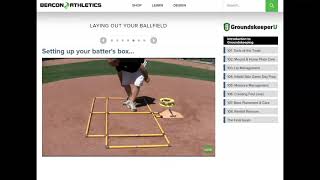 Beacon Athletics Laying Out Your Ballfield Video