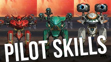 War Robots - My Top 3 Pilot Skills For The Dragon Robots (Ao Qin, Ao Guang, Ao Jun)
