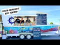 Auckland&#39;s BOAT FOOD TRUCK - the South&#39;s best seafood | Cream Pāua, FRY BREAD, Crayfish + Mussels