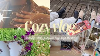 Cozy Vlog 🌷 ||☆•~ Drawing, eating, going out, cozy days at home