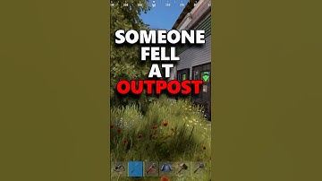 Someone Fell At Outpost #rust #funny