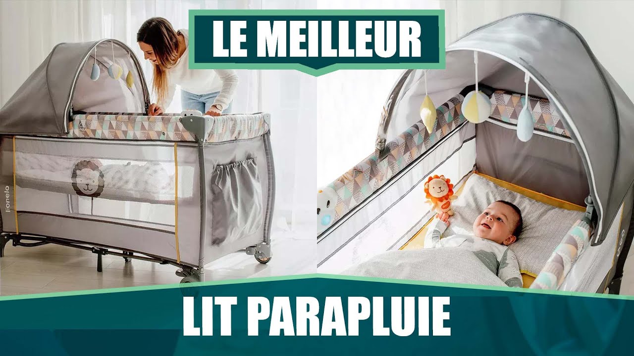 LIONELO Sven Plus - Lit parapluie bébé 2en1 - De 0 à 36 mois