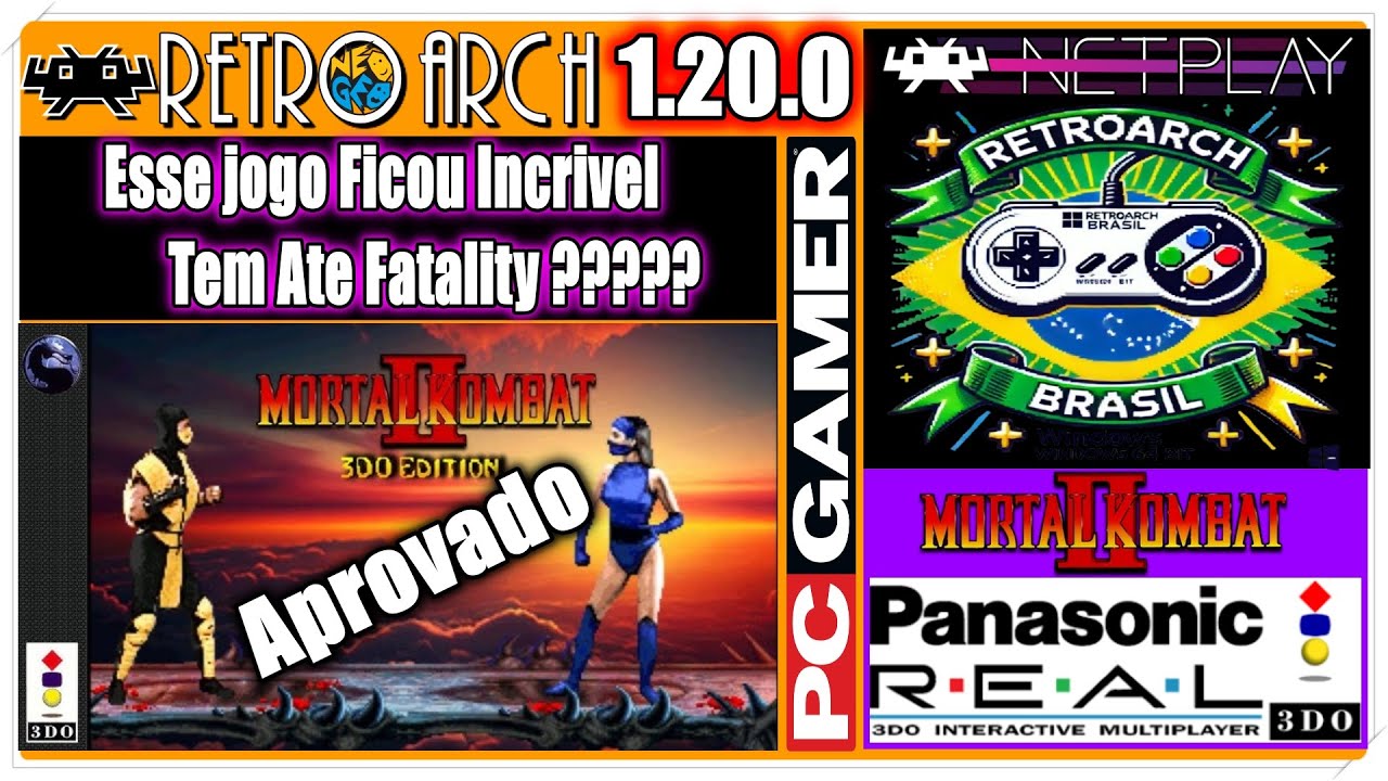 Mk2 para 3DO Incrivel de mais me segue 