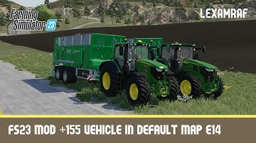 Farming Simulator 23 Mod +155 Vehicles in Default Map | Fs23 | MEGA