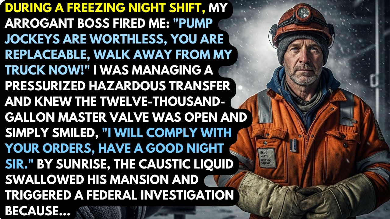 Boss Humiliated Me During A Hazardous Transfer—I Left The Valve Open 12K Gallons Flooded His Mansion