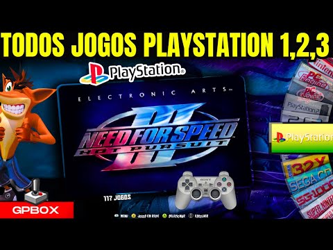 💥Mostrei Todos Os Jogos e Consoles Que Vem No Sistema Multijogos Do GPBOX,  Veja Esse Review Completo 