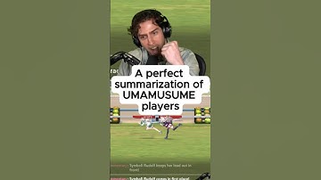A perfect summarization of UMAMUSUME players