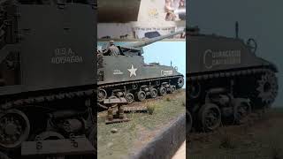 1/35 Tamiya M40 155mm Self propelled gun.Certainly not the best diorama,  but not the worst!