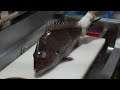 Giant Red Sea Bream Cutting - Korean Street Food