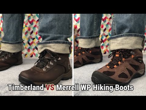 merrell vs timberland hiking boots