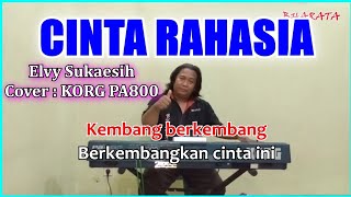 CINTA RAHASIA - Karaoke Dangdut Korg Pa800