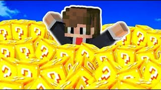 Mình sinh tồn trong Minecraft nhưng thế giới toàn là Lucky Block