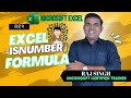 How to Use the ISNUMBER Formula in Excel for Beginners - Raj Singh Microsoft