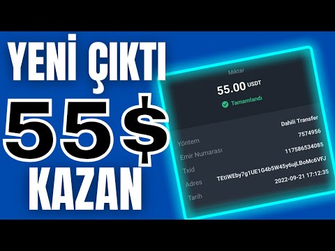 Yeni Çıktı 55$ Kazan 🤑 ÖDEME KANITLI 💰 İnternetten Para Kazanma 2022